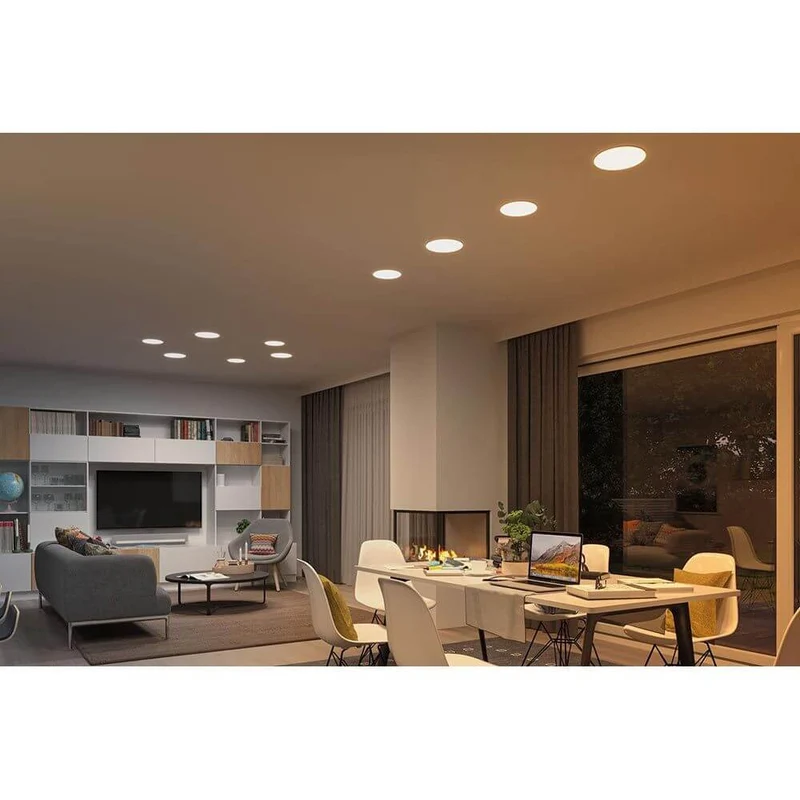 VariFit LED Einbaupanel Smart Home Zigbee Veluna Ø 18,5cm