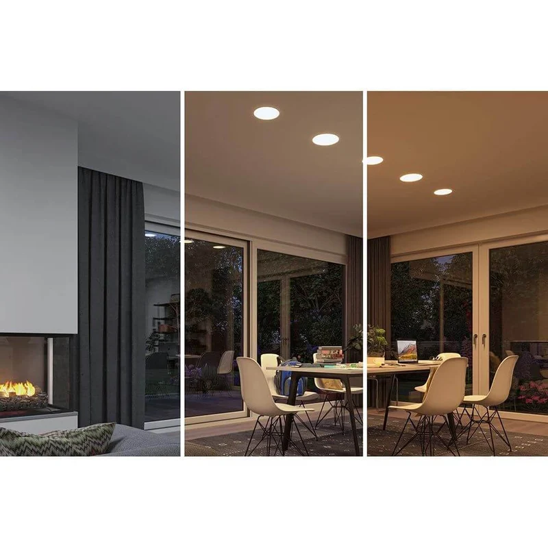 VariFit LED Einbaupanel Smart Home Zigbee Veluna Ø 18,5cm