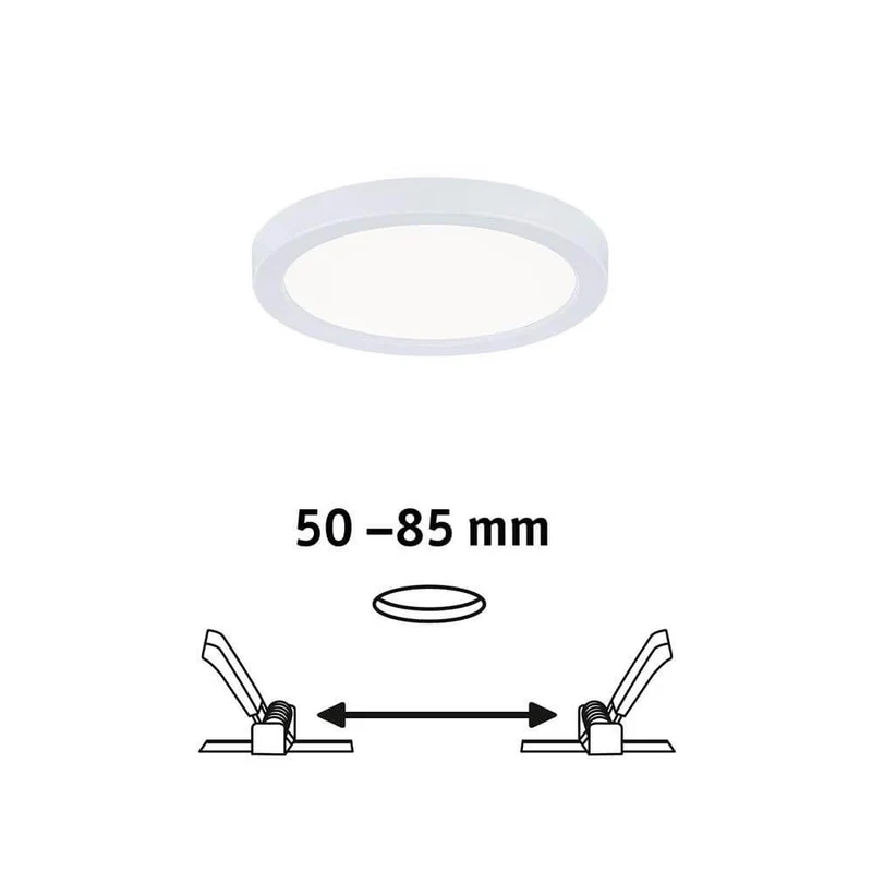 VariFit LED Einbaupanel Areo Rund 4000K Weiß