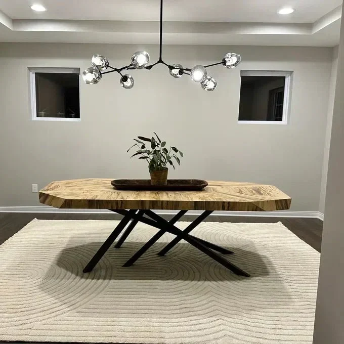 Glazen Kroonluchter met Vertakkingen Messing Zwart Amber Grijs Keuken Eetkamer Dimbaar LED Design Hanglamp | Sansoti