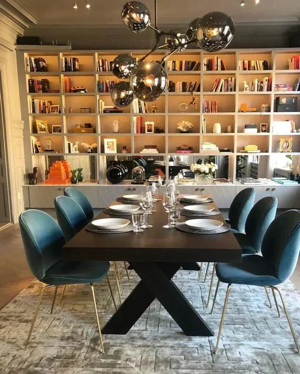 Glazen Kroonluchter met Vertakkingen Messing Zwart Amber Grijs Keuken Eetkamer Dimbaar LED Design Hanglamp | Sansoti