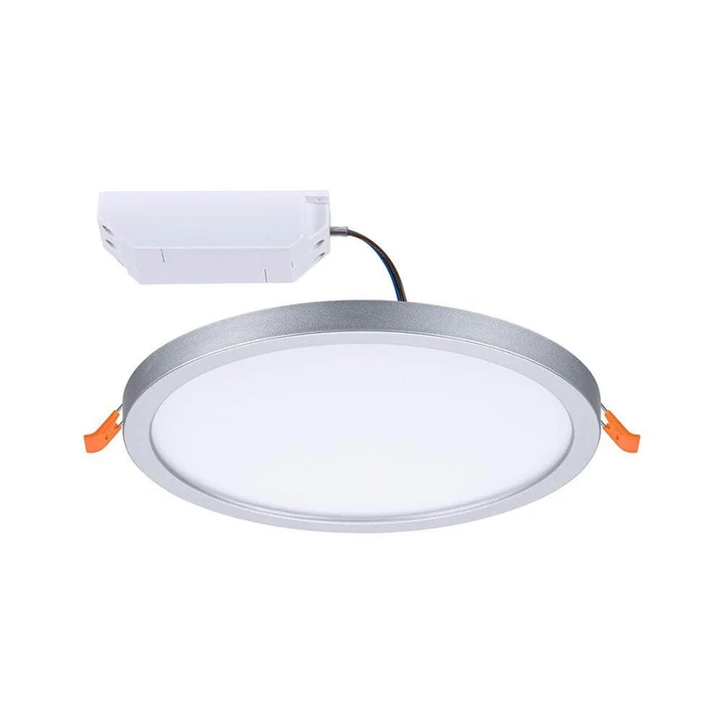 VariFit LED Einbaupanel Areo Rund Ø 17,5cm Chrom-Matt