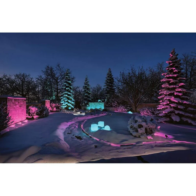 Plug & Shine LED Bodeneinbauleuchten Set Smart Home Zigbee RGBW