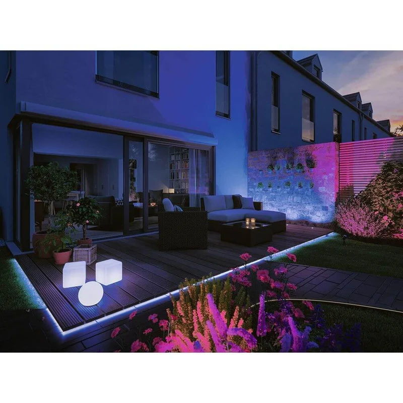 Plug & Shine LED Bodeneinbauleuchten Set Smart Home Zigbee RGBW