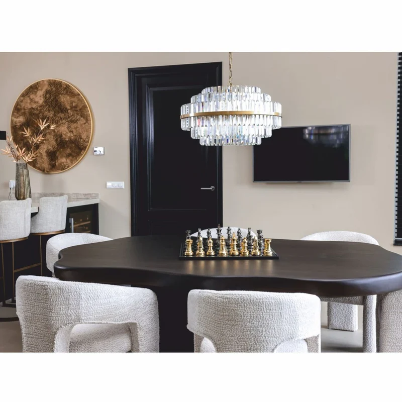 Casa Padrino Luxus Esstisch Dunkelbraun 230 cm - Luxus Esszimmer Möbel