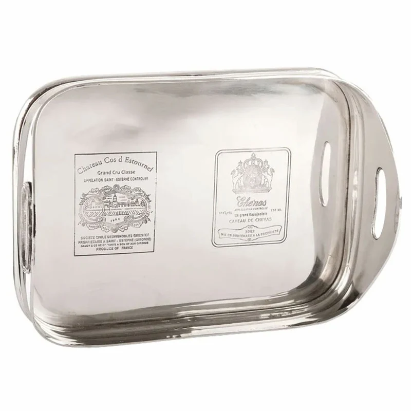 Casa Padrino Metall Serviertablett Silber 38 cm - Gastronomie Accessoires