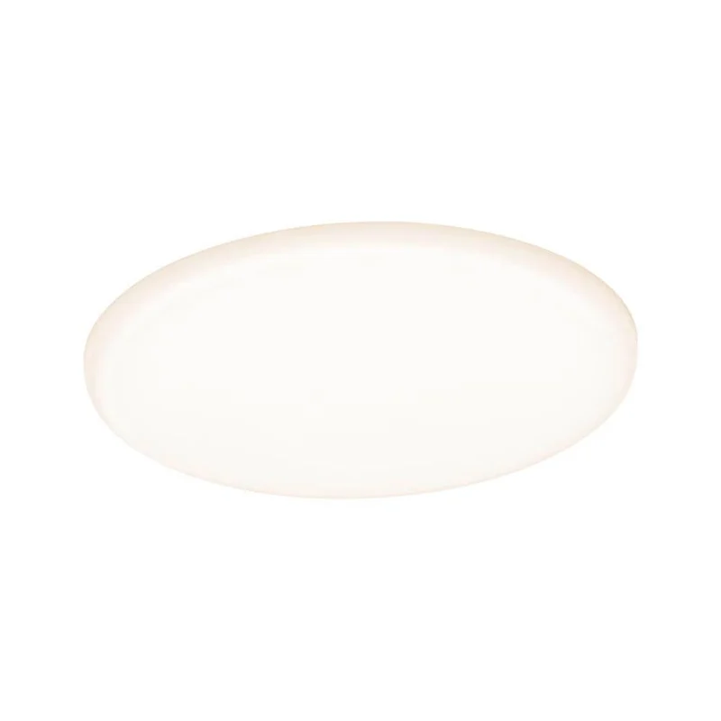 VariFit LED Einbaupanel Veluna Ø 21,5cm Weiß CCT-Switch Klar