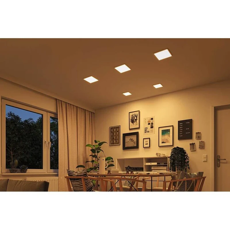 VariFit LED Einbaupanel Areo Eckig 23 x 23cm Wärme-Dimmbar