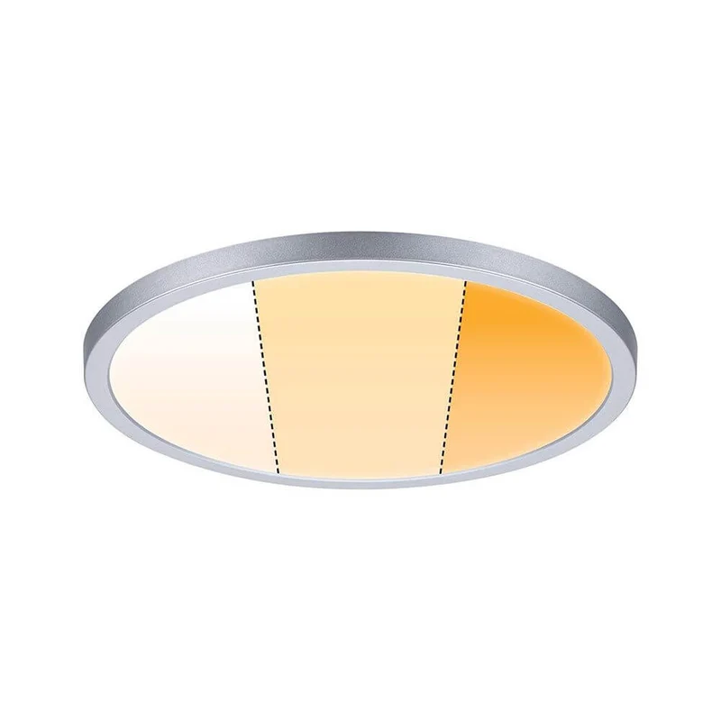 VariFit LED Einbaupanel Areo Ø 23cm CCT-Dimmbar Chrom-Matt