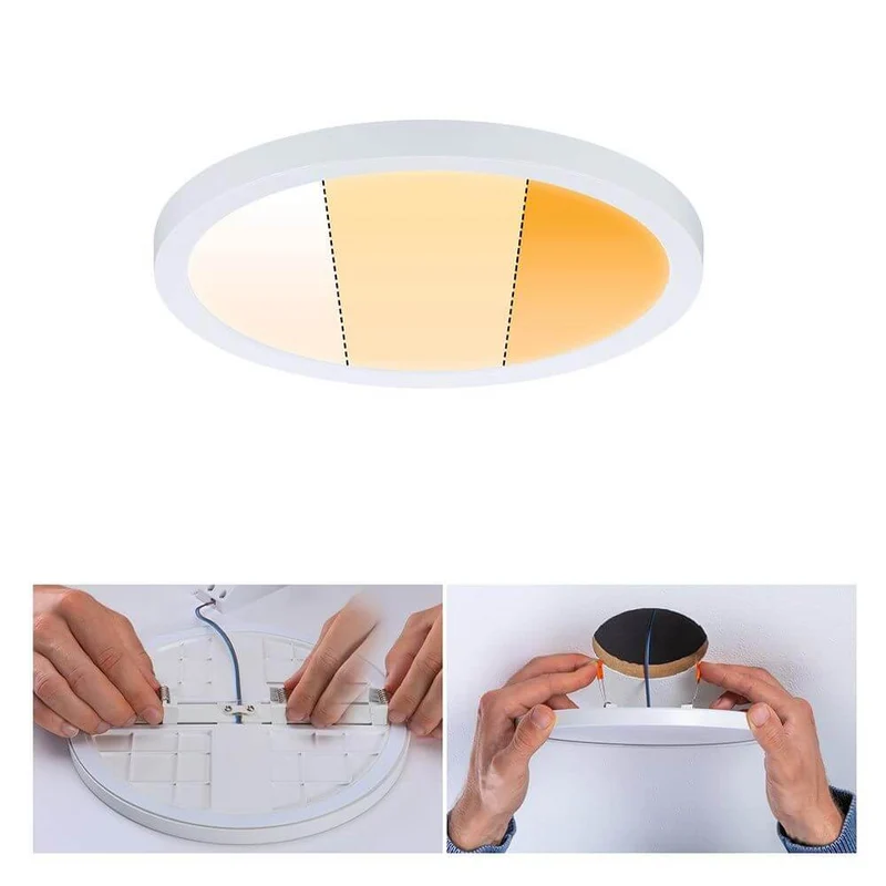 VariFit LED Einbaupanel Dim-to-Warm Areo CCT Weiß-Matt