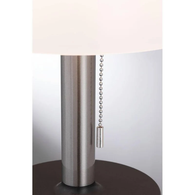 Solar LED Tischleuchte Lillesol Edelstahl mit Stufen-Dimmer
