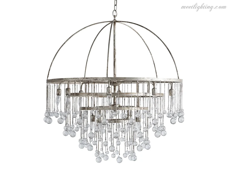 Viertrapskroonluchter met Kristallen 95cm Zwart Brons Messing Zilver Hanglamp Plafondverlichting Woonkamer | Sansoti