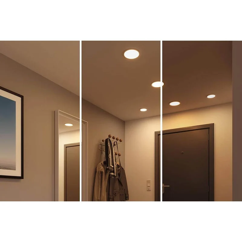 VariFit LED Einbaupanel Areo in 3-Stufen-Dimmer Ø 23cm Weiß