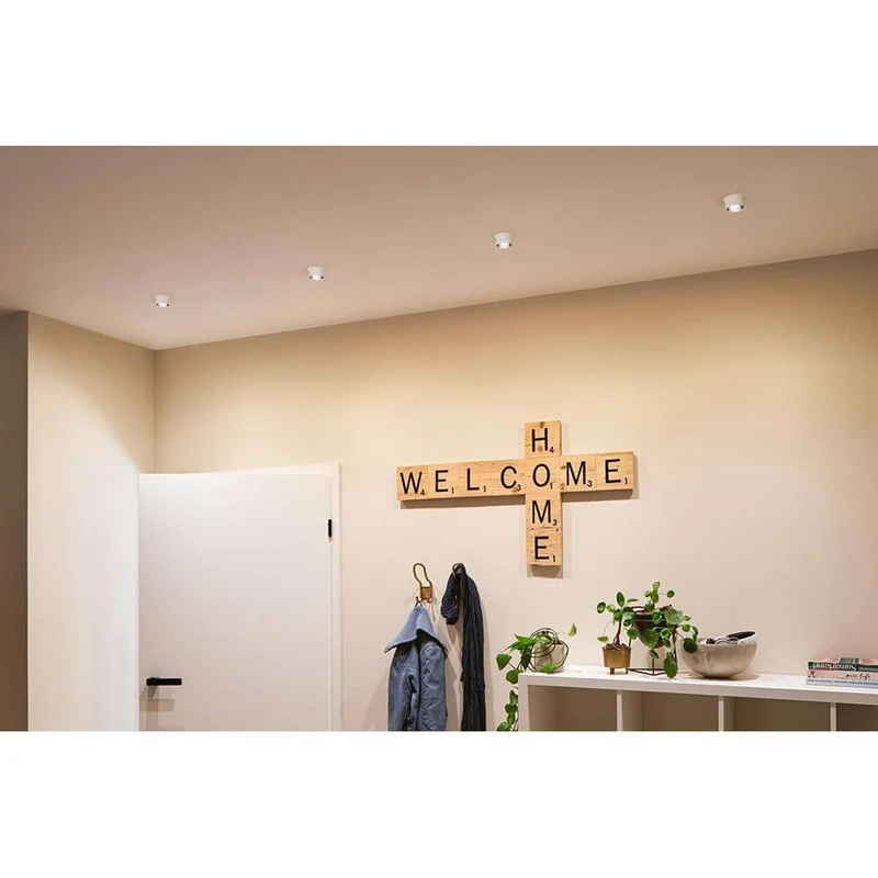 LED Einbauleuchte Stufen-Dimmer Gil LED Basis-Set Schwarz, Weiß