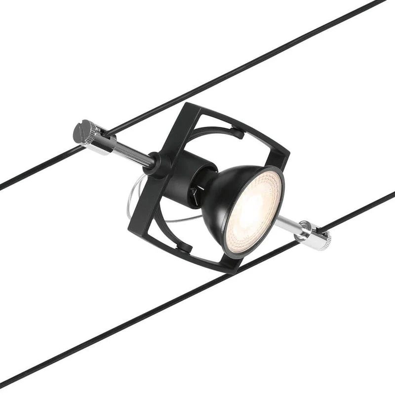 CorDuo Seilsystem Mac II Basis-Set Schwarz-Matt, Chrom