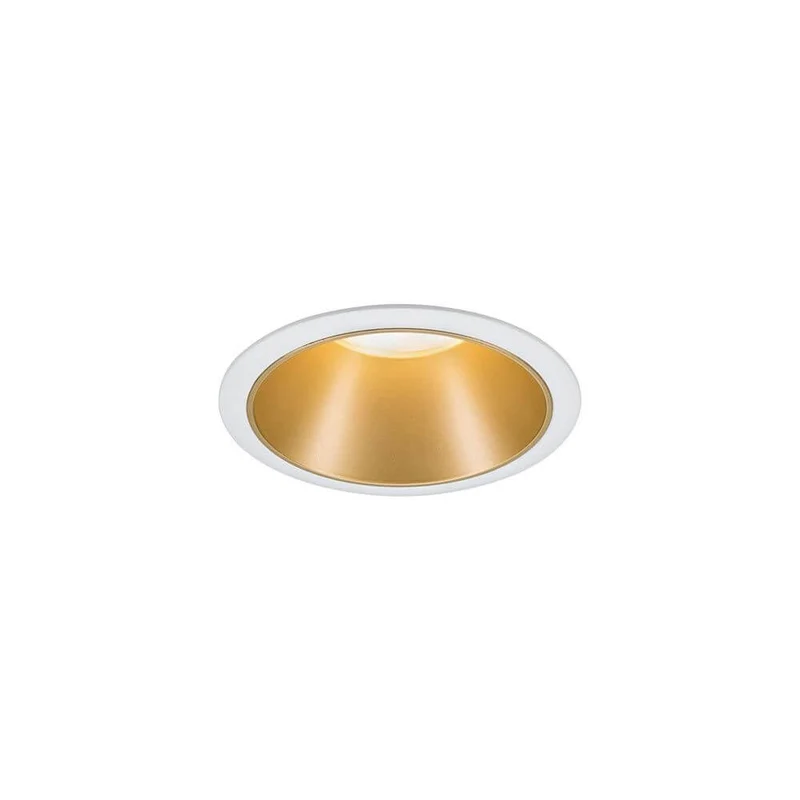 LED Einbauleuchte Cole Basis-Set Rund Weiß, Gold