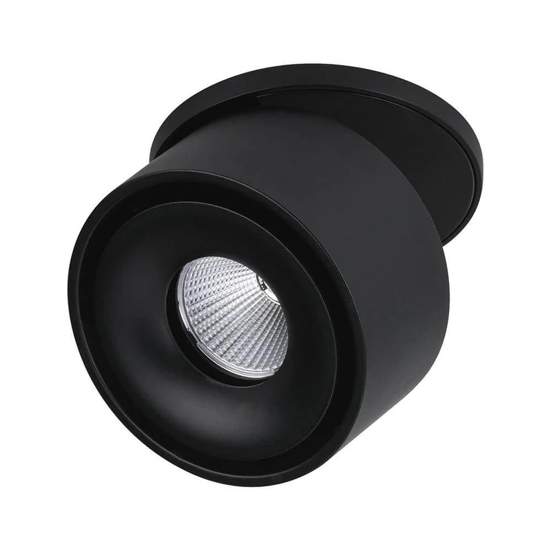 LED Einbauleuchte Spircle Schwarz-Matt