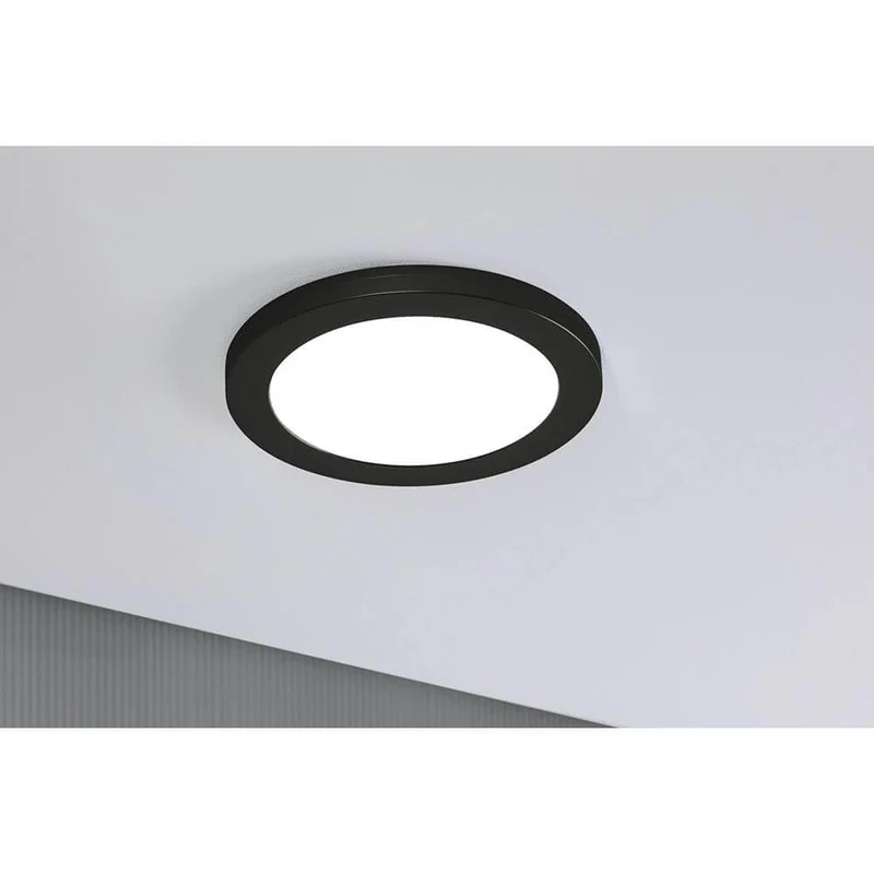 LED Einbaupanel 2 in 1 Cover-it Rund Schwarz