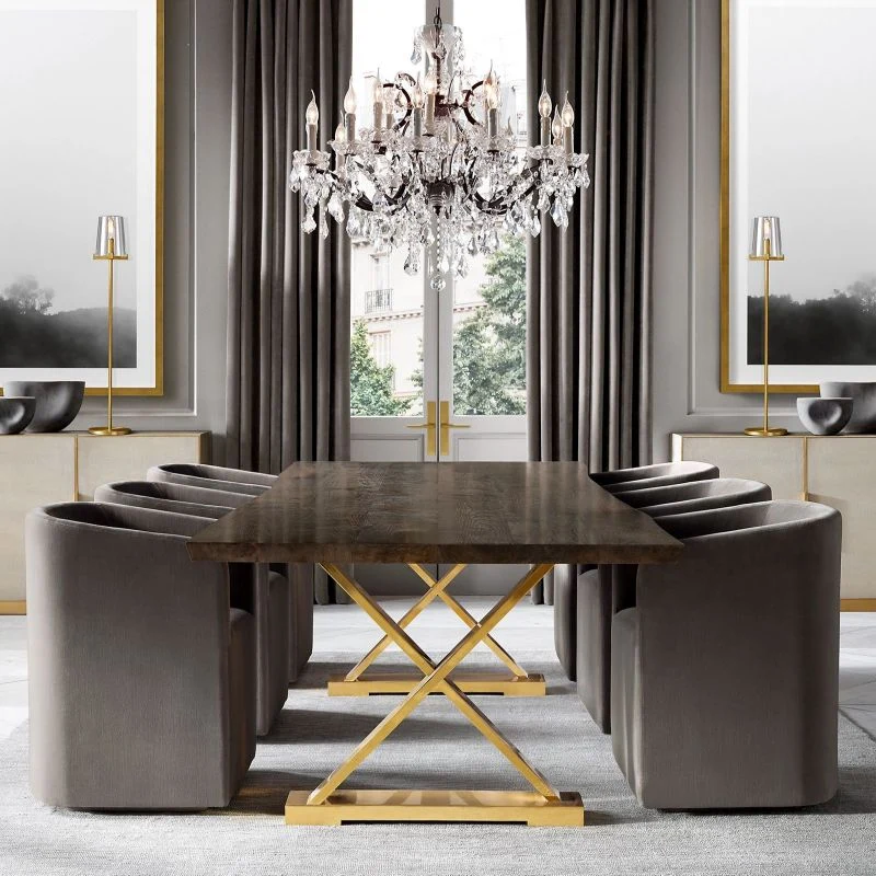 Ronde Kristallen Kroonluchter 150cm IJzer Messing 49 Lichtpunten Dimbaar Rococo Empire Stijl Eetkamer Eetzaal | Sansoti