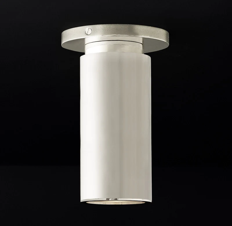 Plafondlamp Messing Gepolijst Nikkel Brons GU10 Dimbaar Badkamer Keuken Hal Compact Plafondverlichting | Sansoti