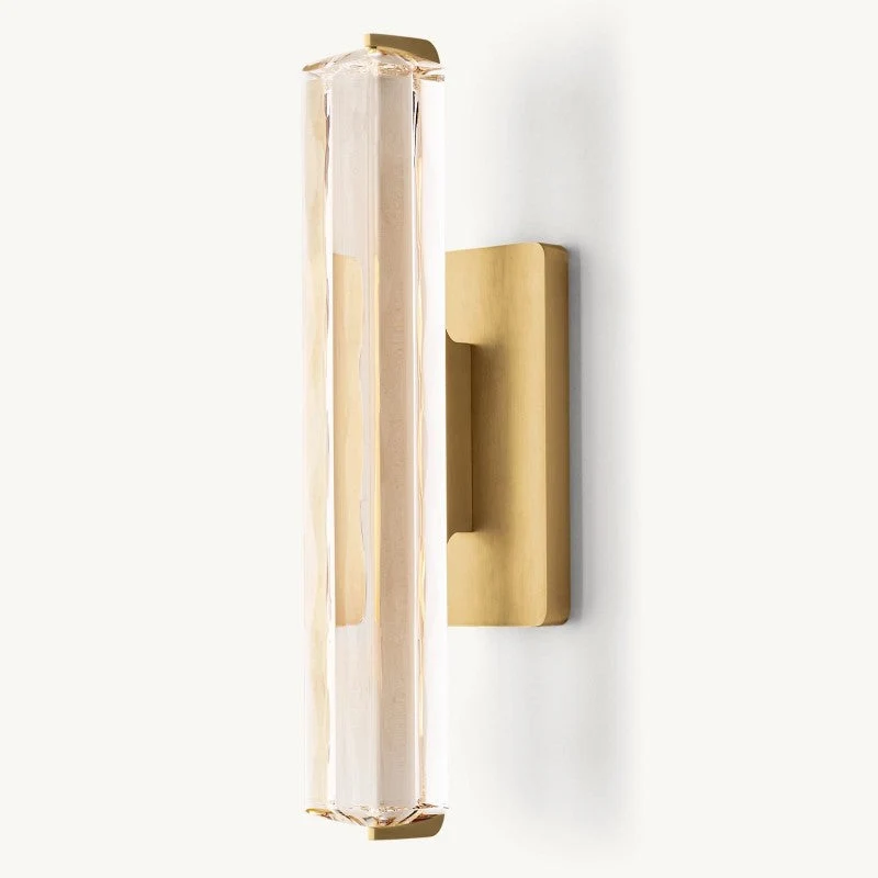 Kristallen Wandlamp Messing Verticaal LED Design Woonkamer Slaapkamer Gang Entree Interieurverlichting | Sansoti