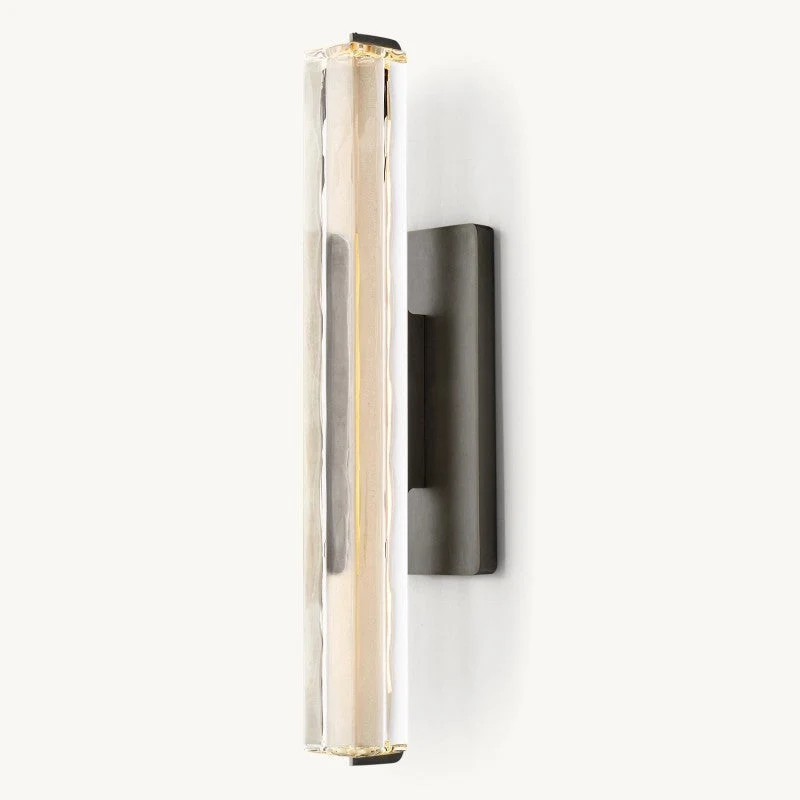Kristallen Wandlamp Messing Verticaal LED Design Woonkamer Slaapkamer Gang Entree Interieurverlichting | Sansoti