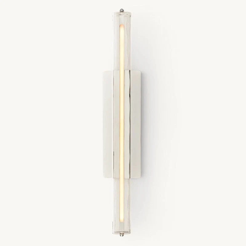 Kristallen Wandlamp Messing Verticaal LED Design Woonkamer Slaapkamer Gang Entree Interieurverlichting | Sansoti