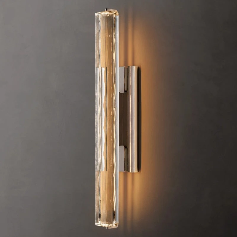 Kristallen Wandlamp Messing Verticaal LED Design Woonkamer Slaapkamer Gang Entree Interieurverlichting | Sansoti