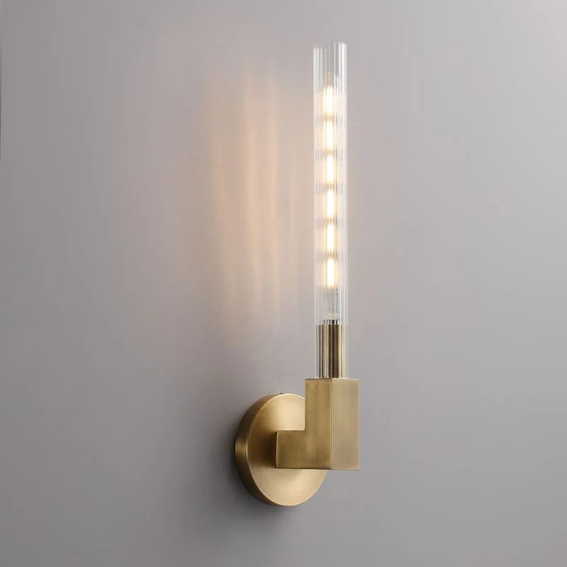 Glazen Wandlamp Kandelaar Messing Zwart Nikkel Woonkamer Slaapkamer Eetkamer Dimbaar Verlichting Design | Sansoti