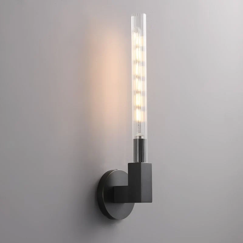 Glazen Wandlamp Kandelaar Messing Zwart Nikkel Woonkamer Slaapkamer Eetkamer Dimbaar Verlichting Design | Sansoti