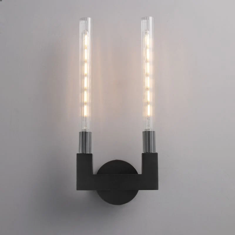 Glazen Wandlamp Kandelaar Messing Zwart Nikkel Woonkamer Slaapkamer Eetkamer Dimbaar Verlichting Design | Sansoti
