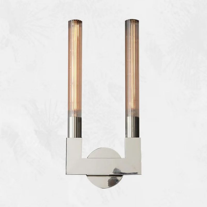 Glazen Wandlamp Kandelaar Messing Zwart Nikkel Woonkamer Slaapkamer Eetkamer Dimbaar Verlichting Design | Sansoti