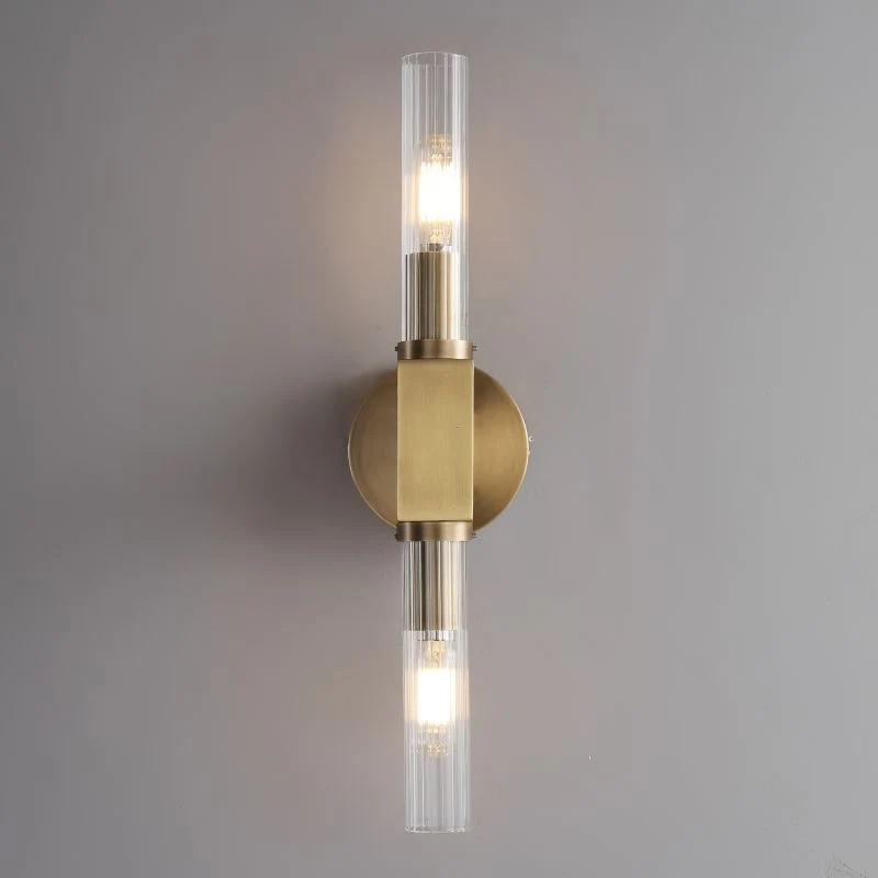 Glazen Wandlamp Kandelaar Messing Zwart Nikkel Woonkamer Slaapkamer Eetkamer Dimbaar Verlichting Design | Sansoti