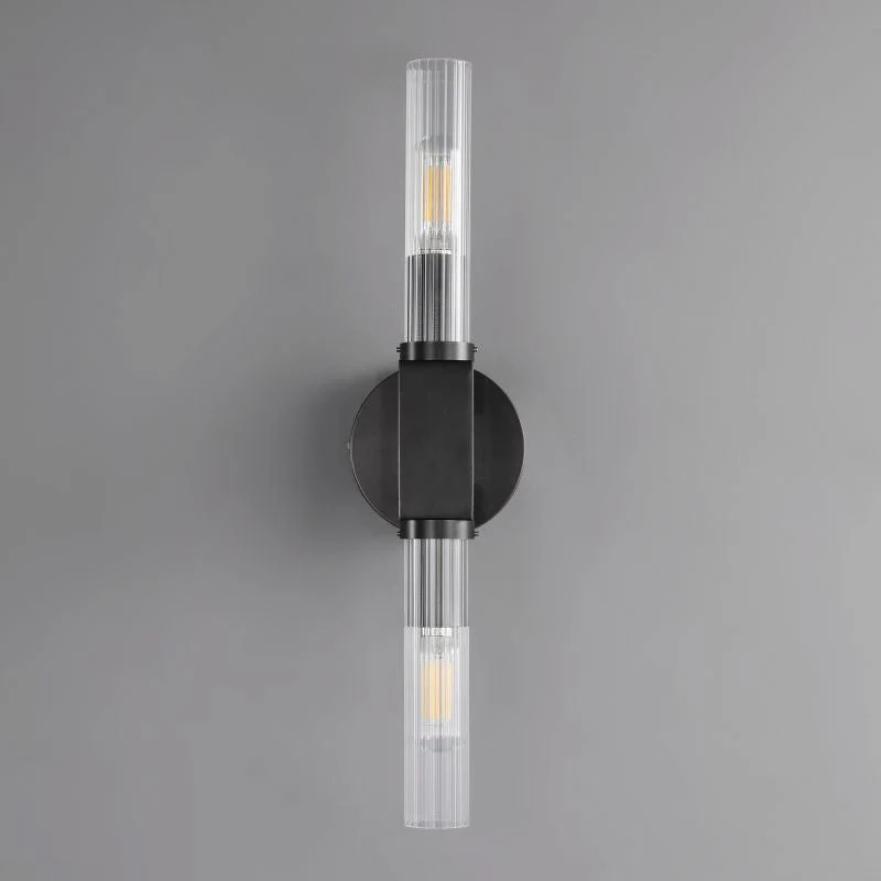 Glazen Wandlamp Kandelaar Messing Zwart Nikkel Woonkamer Slaapkamer Eetkamer Dimbaar Verlichting Design | Sansoti