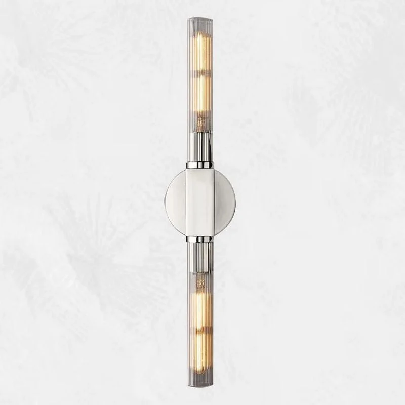 Glazen Wandlamp Kandelaar Messing Zwart Nikkel Woonkamer Slaapkamer Eetkamer Dimbaar Verlichting Design | Sansoti