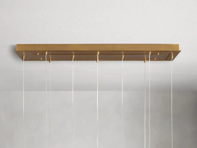 Moderne Lineaire Kroonluchter met Glazen Bollen LED-verlichting voor Eetkamer Woonkamer Eettafel Hangverlichting | Sansoti
