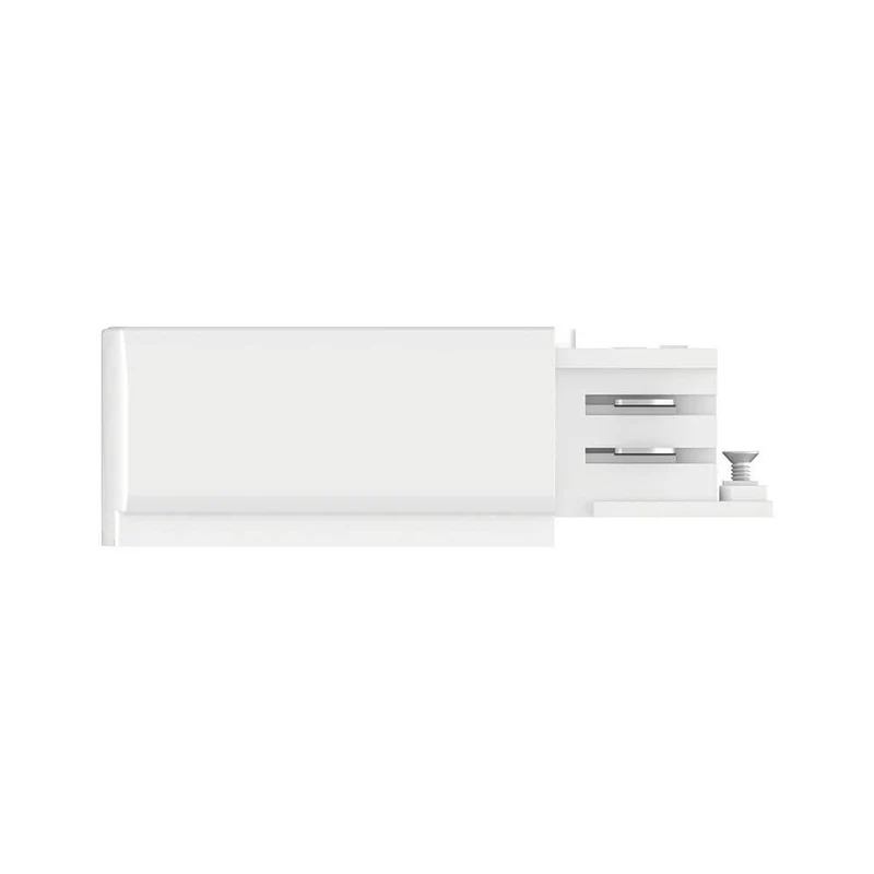 ProRail3 Einspeisung Ende Links 99,5x35mm Weiß