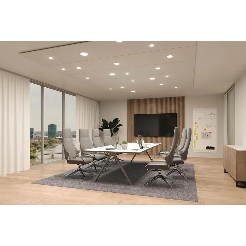 VariFit LED Einbaupanel Veluna Edge Ø 12cm Weiß