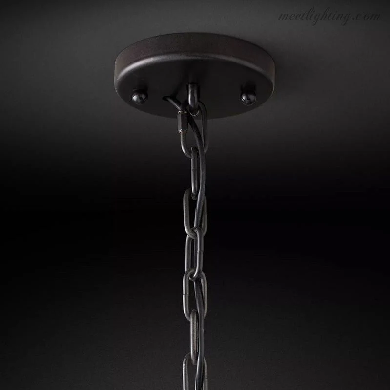 Kristallen Kroonluchter Rond 48cm 4-Lichts Glazen Prisma Hangverlichting voor Eetkamer Woonkamer Entree | Sansoti