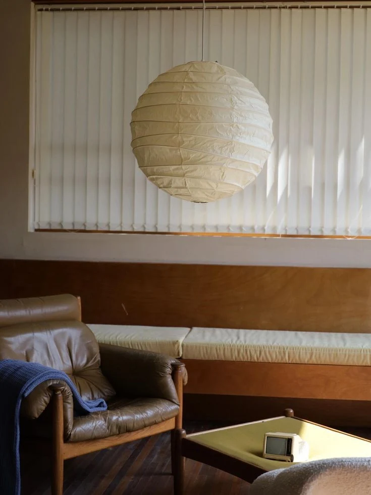 Bolvormige Hanglamp Rijstpapier 30-60cm Metaal Frame Scandinavisch Design Eetkamer Slaapkamer Woonkamer | Sansoti