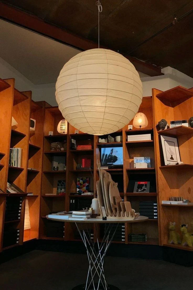 Bolvormige Hanglamp Rijstpapier 30-60cm Metaal Frame Scandinavisch Design Eetkamer Slaapkamer Woonkamer | Sansoti