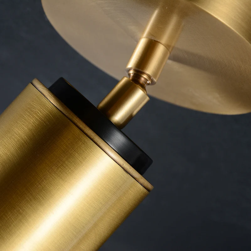 Plafondlamp Messing Klassiek 23cm Hoog Flushmount Verlichting voor Hal Slaapkamer Badkamer Keuken Woonkamer | Sansoti