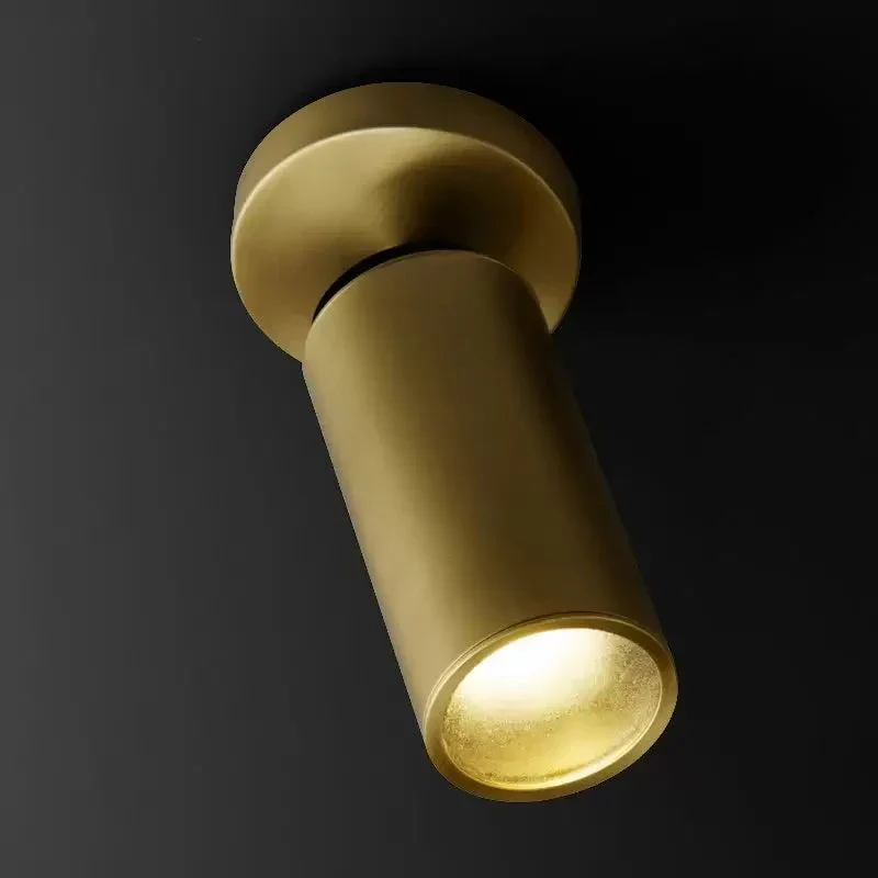 Plafondlamp Messing Klassiek 23cm Hoog Flushmount Verlichting voor Hal Slaapkamer Badkamer Keuken Woonkamer | Sansoti
