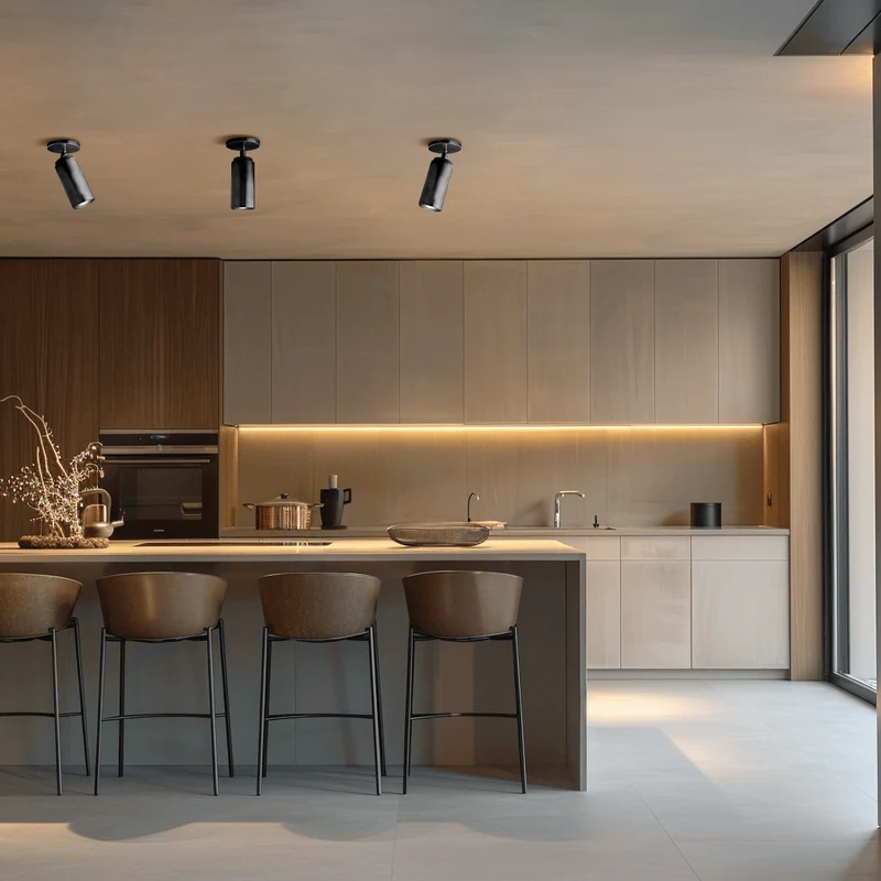 Plafondlamp Messing Klassiek 23cm Hoog Flushmount Verlichting voor Hal Slaapkamer Badkamer Keuken Woonkamer | Sansoti