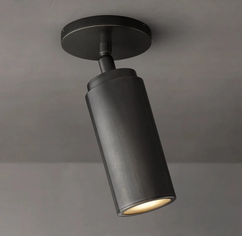 Plafondlamp Messing Klassiek 23cm Hoog Flushmount Verlichting voor Hal Slaapkamer Badkamer Keuken Woonkamer | Sansoti
