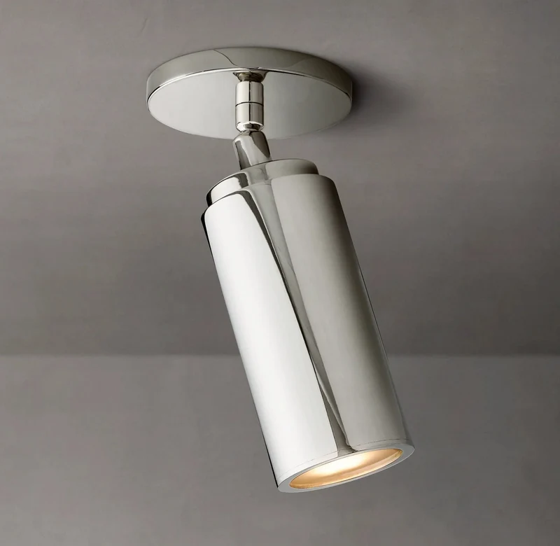 Plafondlamp Messing Klassiek 23cm Hoog Flushmount Verlichting voor Hal Slaapkamer Badkamer Keuken Woonkamer | Sansoti