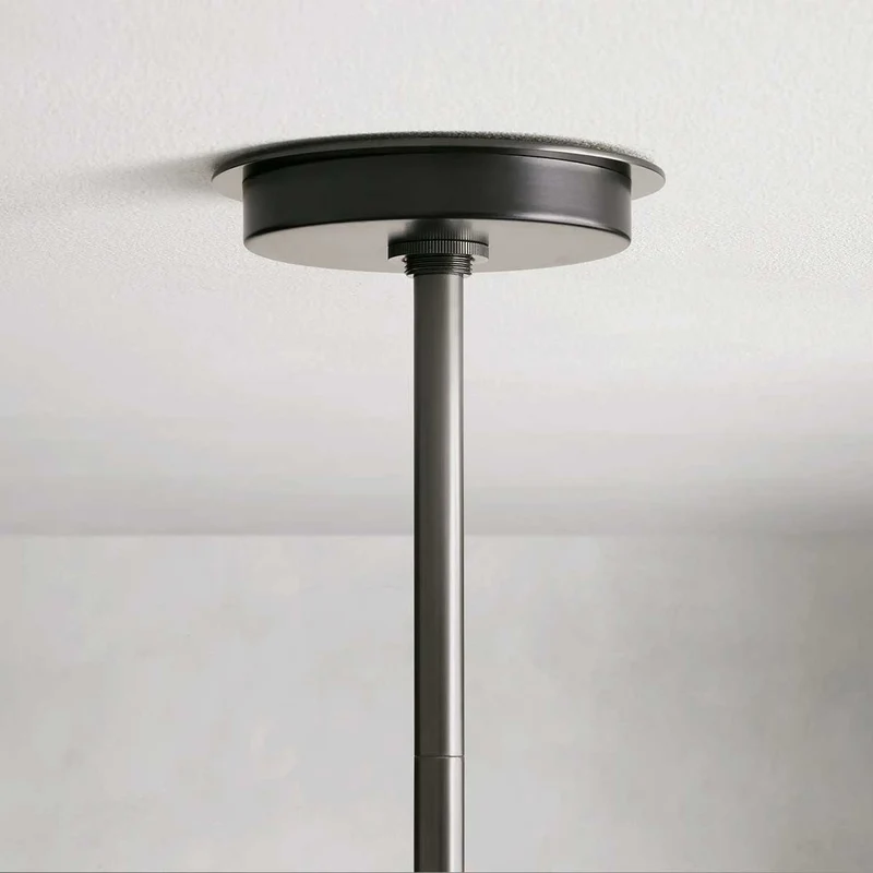 Lineaire Hanglamp Melkglas 54-72cm Messing Brons Eettafel Keukeneiland Verstelbaar Industrieel Design | Sansoti