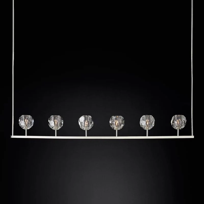 Kristallen Kroonluchter met Messing Frame en LED Verlichting voor Eetkamer Woonkamer Entree Plafondlamp | Sansoti