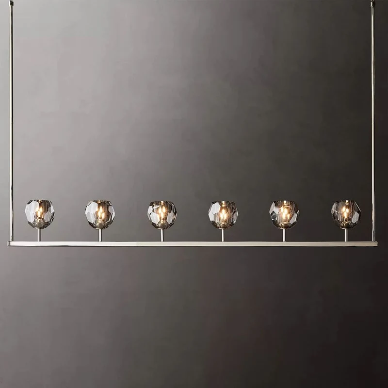 Kristallen Kroonluchter met Messing Frame en LED Verlichting voor Eetkamer Woonkamer Entree Plafondlamp | Sansoti