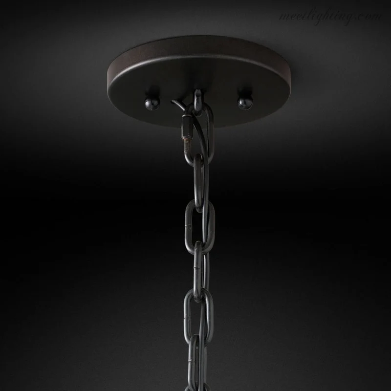Ronde Kroonluchter met Kristallen Prisma's 78cm Eetkamer Woonkamer Hal Luxe Verlichting 7 Lichtpunten | Sansoti